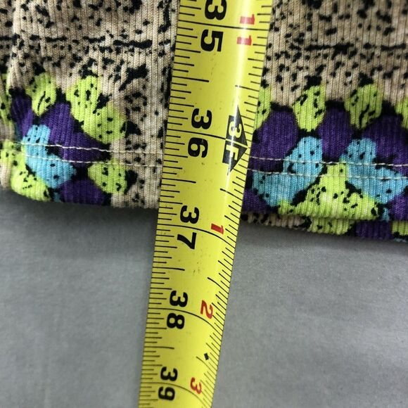 New Without Tags Rue 21 Yellow Tan Purple Halter Knee Length Dress Size M Women - Picture 13 of 13